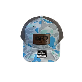 BPD Marine Leather Patch Hat - Saltwater Duck Camo