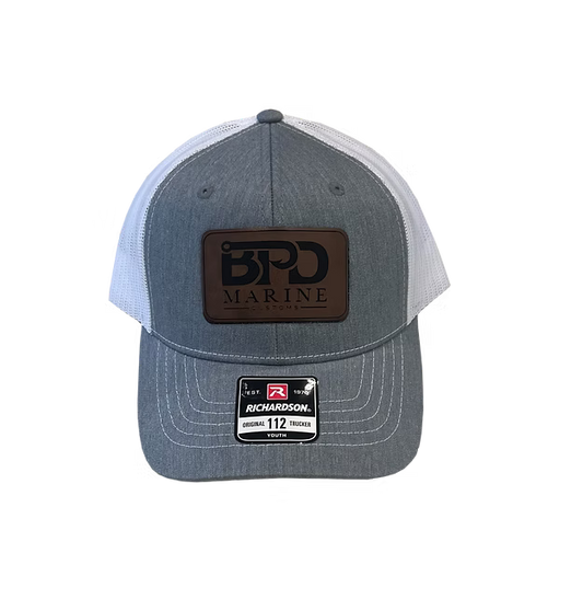 BPD Marine Leather Patch Hat - YOUTH