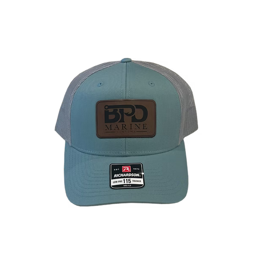 BPD Marine Leather Patch Hat - Blue