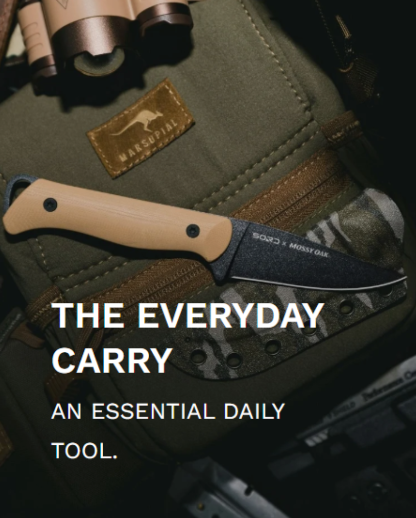 SORD × Mossy Oak Everyday Carry Knife