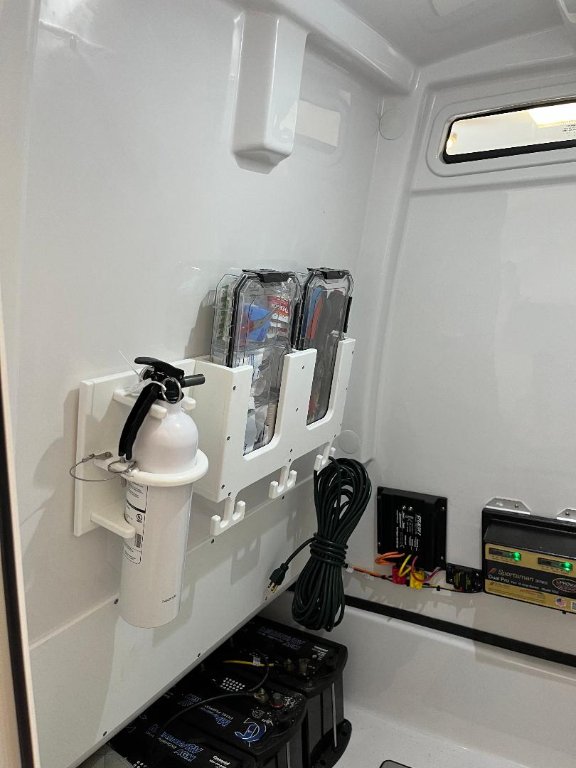 Waterproof Husky Organizer with Fire Extinguisher Mount